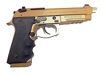 Hogue Beretta Vertec OverMolded Rubber Grip - Black