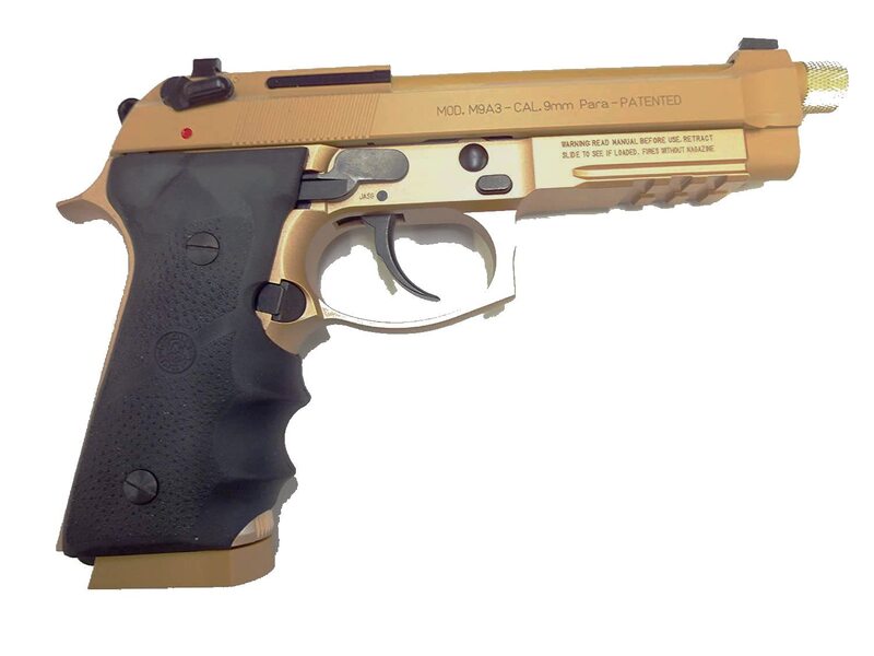 Hogue Beretta Vertec OverMolded Rubber Grip - Black