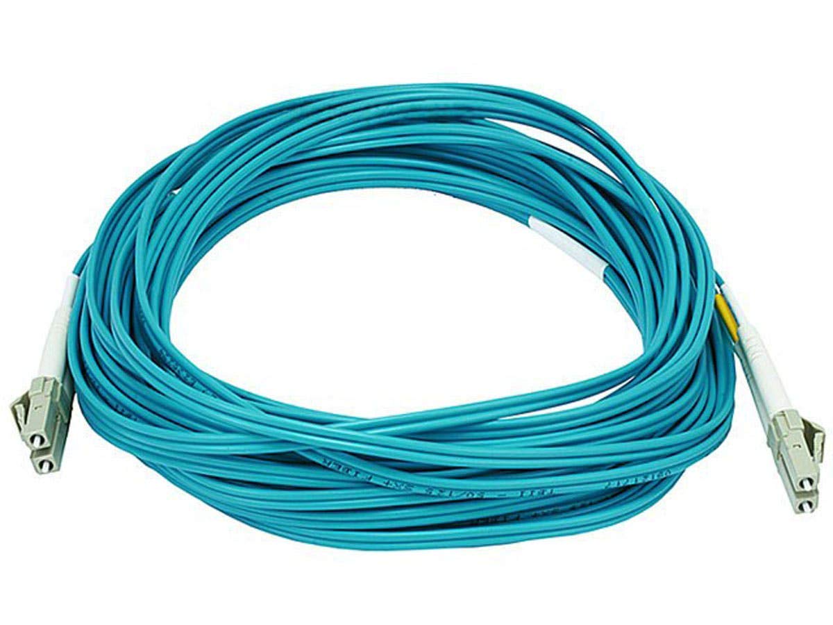 Monoprice OM3 LC/LC Duplex Multimode Fiber Optic Cable