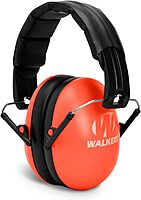WALKER'S Youth & Women's Low Profile Folding Padded Hearing Protection Earmuffs