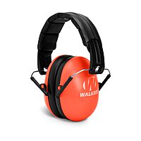 WALKER'S Youth & Women's Low Profile Folding Padded Hearing Protection Earmuffs