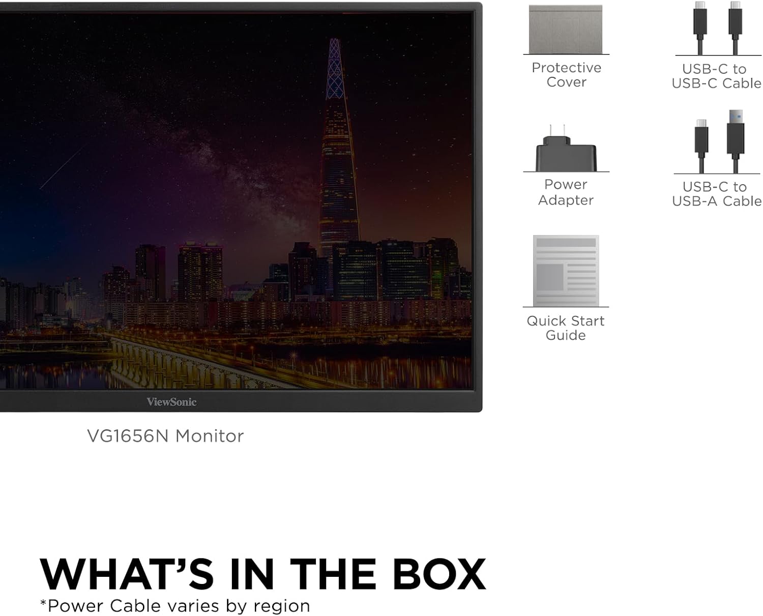 VIEWSONIC IPS Monitor with USB-C Power Delivery