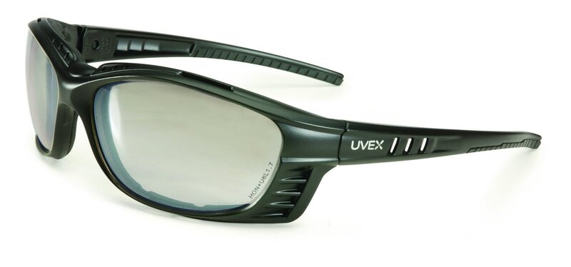 UVEX by Honeywell S2604XP Uvex Livewire Sealed Safety Eyewear with Matte Black Frame, Sct-Reflect 50 Lens Tint