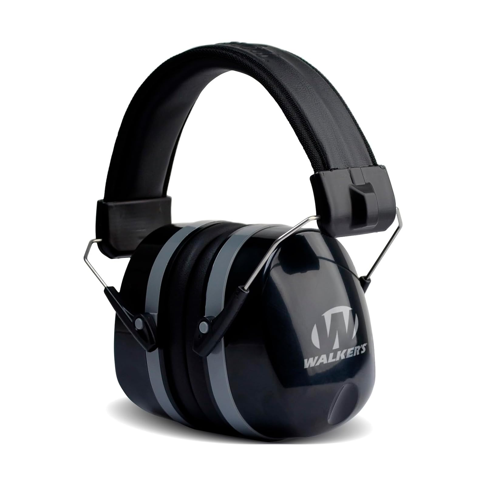 WALKER'S Premium Passive Folding Lightweight 32dB NRR Noise-Blocking Hunting Gun Range Shooting Hearing Protection Muff w