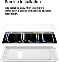 Belkin ScreenForce TemperedGlass Screen Protector for Apple iPad Pro 11" 7th Generation, Thin, Extra Durable