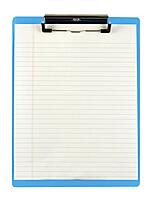 Saunders US-Works 21567 Acrylic Clipboard - Blue, Letter/A4 Size, High-Clarity Shatter Resistant Writing Clipboard