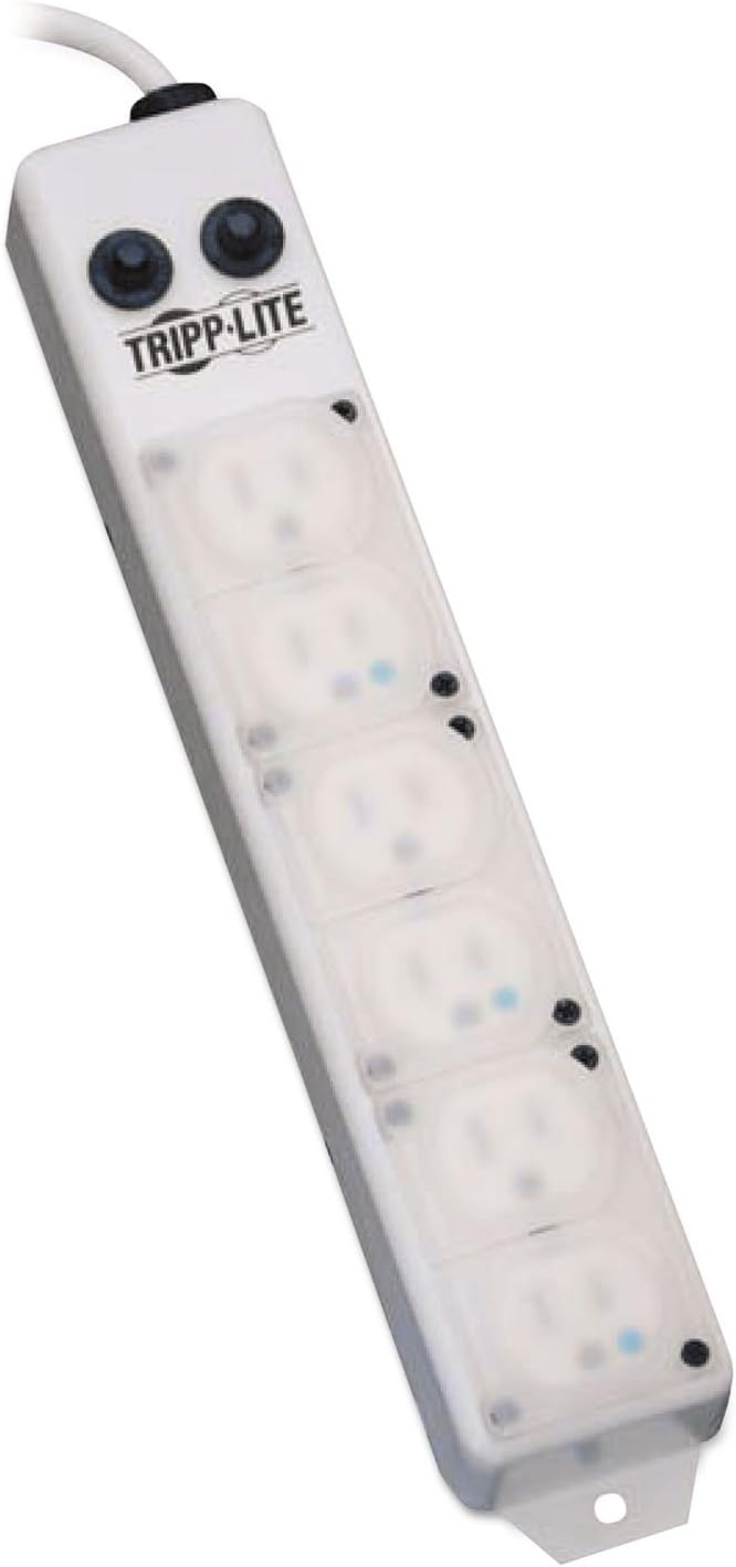 TRIPP LITE Medical-Grade Power Strip with Hospital-Grade Outlets (UL 1363A)