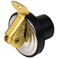 Sea Dog Brass/Neoprene Baitwell Plug - 5/8"-Pair