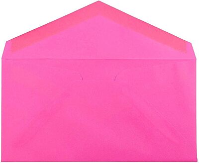 JAM PAPER Colored Envelopes - Ultra Fuchsia Hot Pink