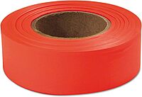 Empire Level 77-002 1-Inch by 200-Feet Flagging Tape, Orange