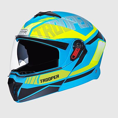 STUDDS TROOPER  D1 MATT BLUE N5 YELLOW XL