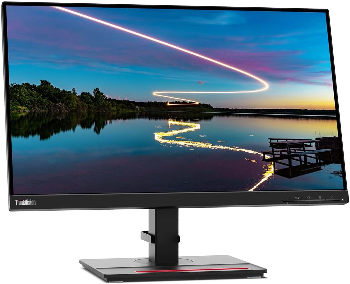 Lenovo ThinkVision T24m-20 24in Class Full HD LED Monitor - 16:9 - Raven Black - 23.8in Viewable