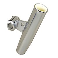 CE Smith - Aluminum Rod Holder - Boat Rod Holder with Horizontal Clamp - Fits 1.05" OD Rails (53700)