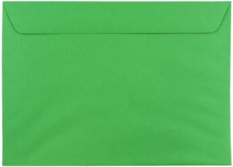 JAM Paper 9 x 12 Booklet Envelopes with Gummed Seal