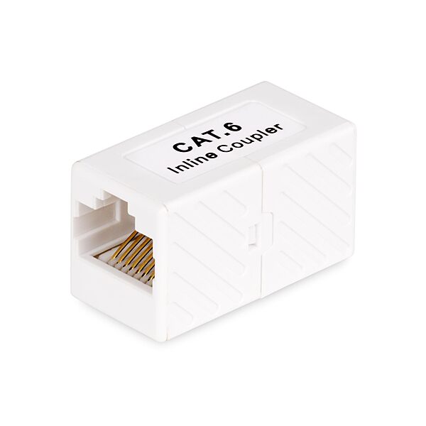 StarTech.com RJ45 Inline Cat6 Coupler, Female-to-Female (T568) Unshielded Ethernet Extension