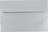 JAM PAPER Silver Stardream Metallic Invitation Envelopes