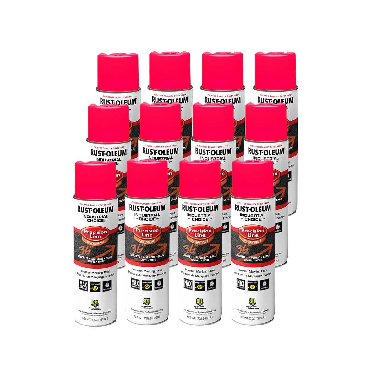 Rust-Oleum Industrial Choice M1600/M1800 Precision Line Inverted Marking Paint