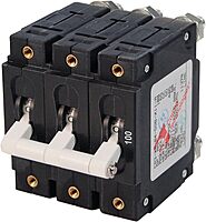 BLUE SEA SYSTEMS C-Series Triple Pole Toggle Circuit Breaker