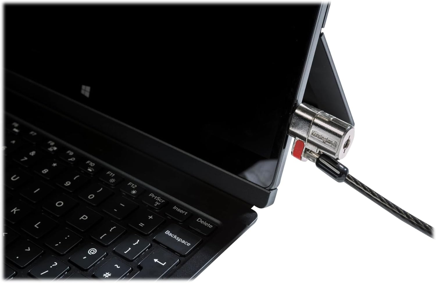 Kensington ClickSafe Keyed Laptop Lock for Wedge Security Slots - Security cable - black