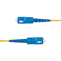StarTech.com 5m (16.4ft) LC to SC (UPC) OS2 Single Mode Simplex Fiber Optic Cable, 9/125, 40G/100G, LSZH Fiber Jumper Cord