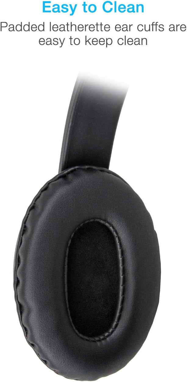 Cyber Acoustics Lightweight 3.5mm Headphones - Great for use with Cell Phones, Tablets, Laptops, PCs, Macs (ACM-4004) 1 Unit