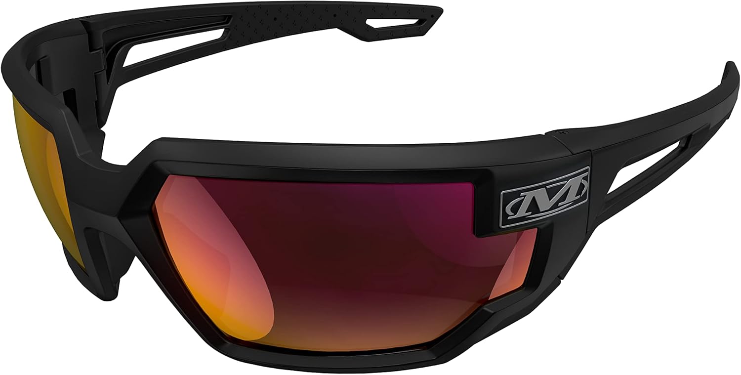 Mechanix Wear: Vision Type-X Safety Glasses with Advanced Anti Fog, Scratch Resistant, Fire Mirror Lens