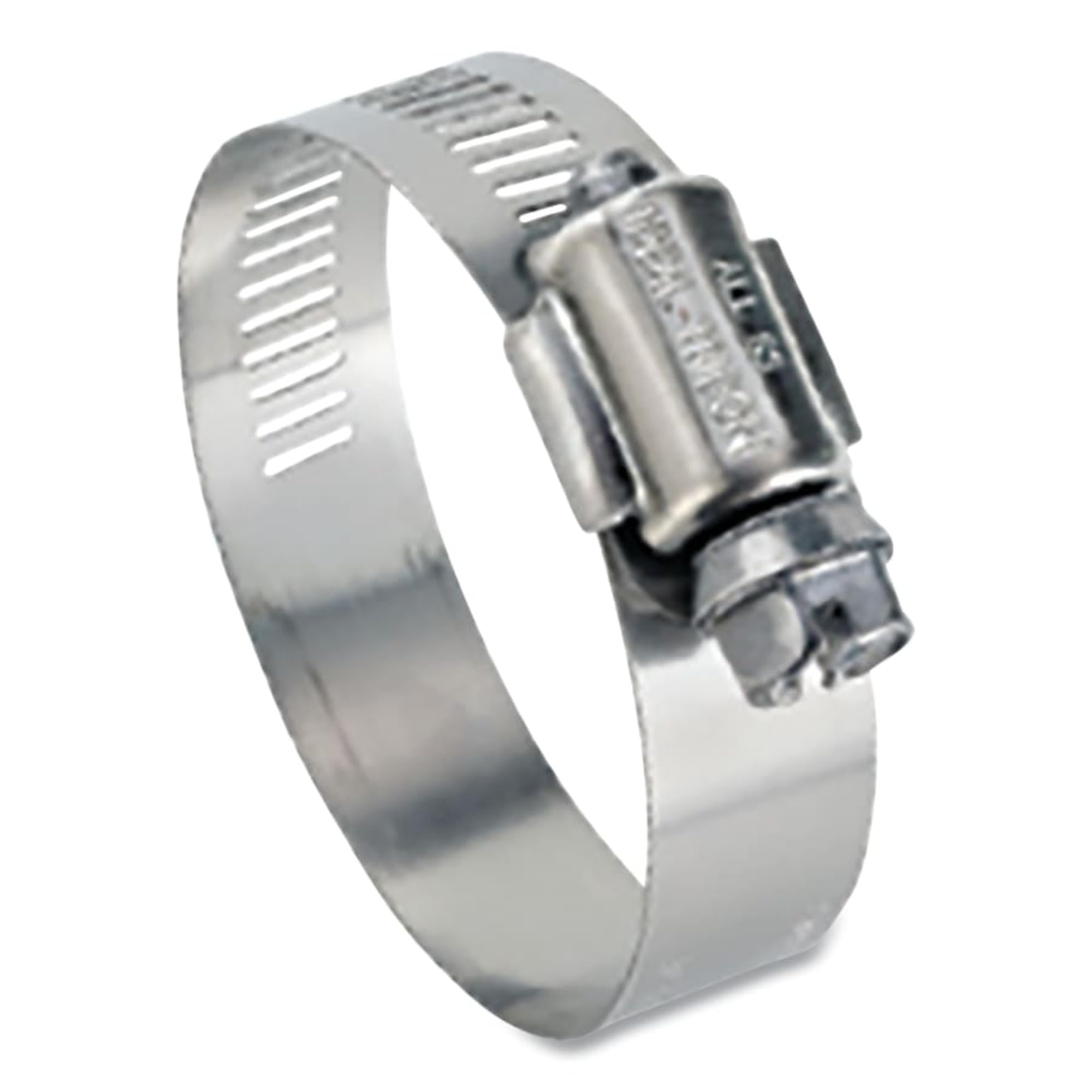 Ideal 64 Series, 3-1/8" - 5" Diameter, Stainless Steel HY-Gear 9/16" Worm Drive Hose Clamp (Box of 10)