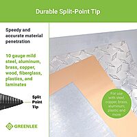 Greenlee GSB12 1-3/8" Step Bit (#12) Metal Cutter with Patented Split-Step Design