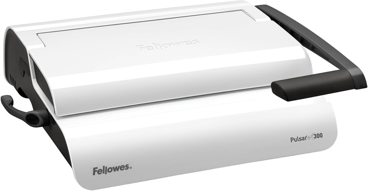Fellowes Pulsar+ Comb Binding Machine (Model 5006801) — 300-Sheet Capacity