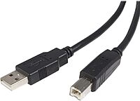 StarTech.com 3 ft USB 2.0 Certified A to B Cable - M/M (USB2HAB3), Black