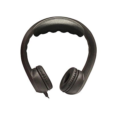 Hamilton Buhl Kids-BLK Wired Headphones, Black, 2.35x6.75x6.85