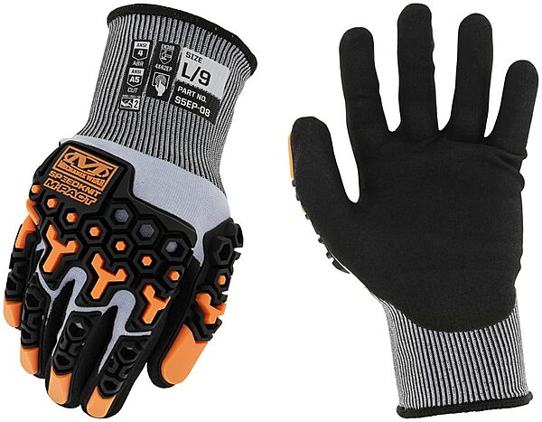 Mechanix Wear SpeedKnit M-Pact S5EP08 Cut, Puncture & Abrasion-Resistant Gloves
