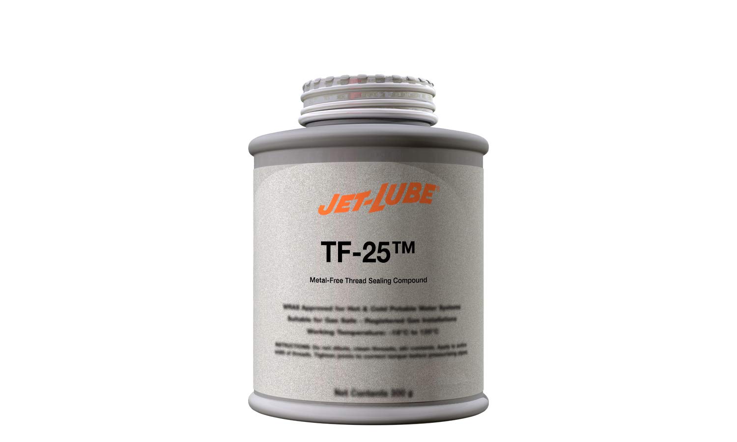 Jet-Lube TF-25 - Heavy Duty | Anti-Seize | Thread Sealant | High Temperature | Brushable | Lead-Free | Water-Resistant