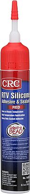 CRC RTV Silicone Sealant 14059 – 6.5 Wt Oz., Red, General Purpose High Temperature Gasket Sealant