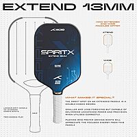Hundred - Pickleball Paddle - Spirit X Extend 13MM - Black/Navy Hundred - Pickleball Paddle - Spirit X Extend 13MM - Black/Navy