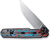 WEKNIFE Navo Flipper Knife Carbon Fiber & Titanium Handle (3.25 CPM 20CV Blade) WE22026-4