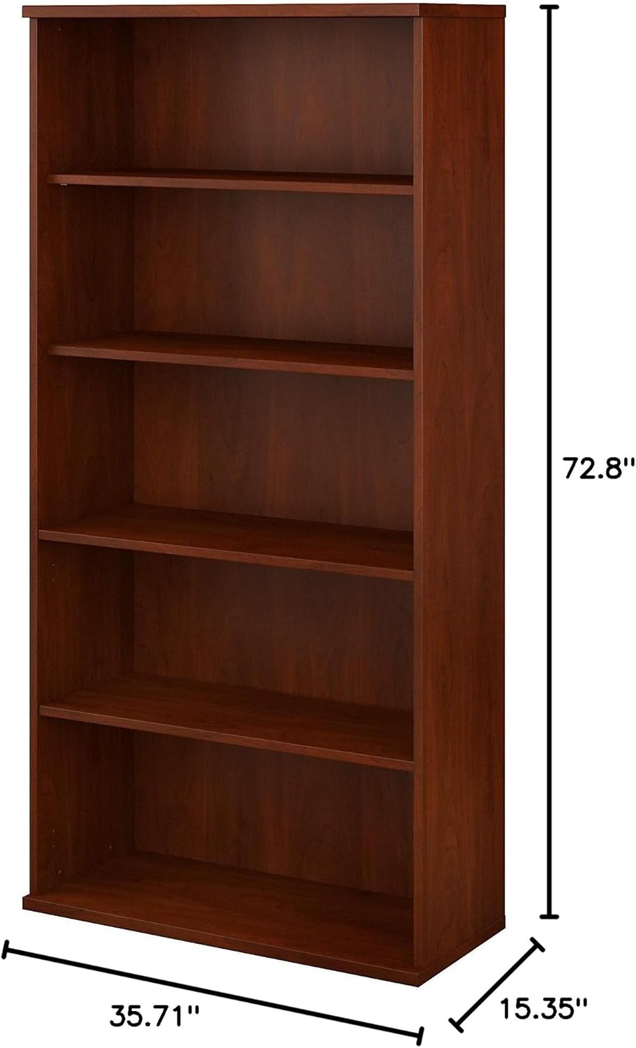 Bush Business Furniture Studio C Tall 5 Shelf Bookcase