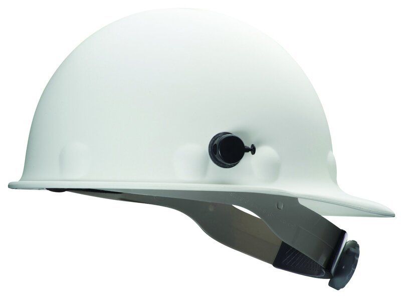 Fibre-Metal by Honeywell Super Eight Fiberglass Ratchet Cap-Style Hard Hat with Quick-Lok