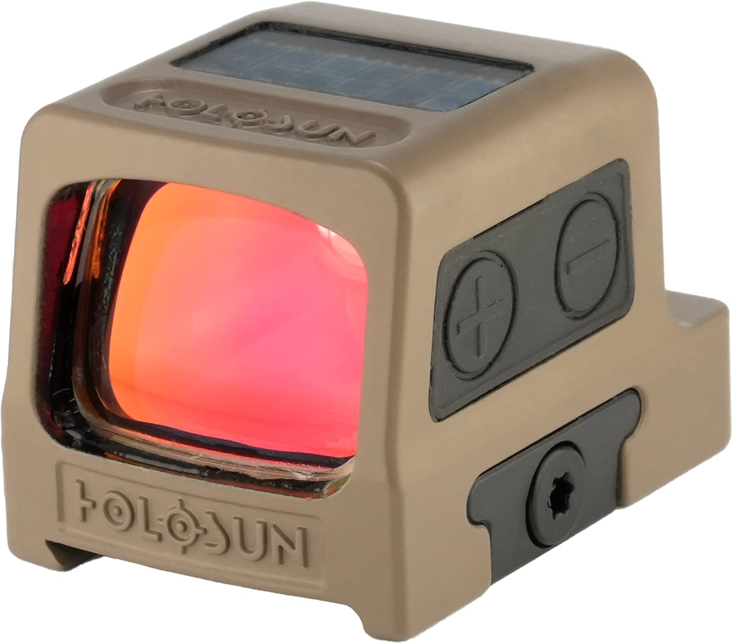 HOLOSUN HE509T-RD X2 FDE Enclosed Reflex Optical Red Dot Sight, Red LED, FDE