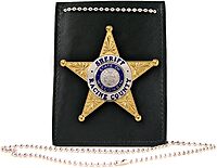 Boston Leather Neck, Pocket, Belt ID and Badge Holder - 5845NPB-1
