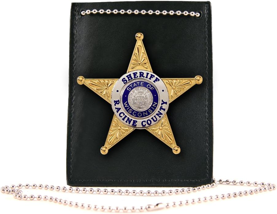 Boston Leather Neck, Pocket, Belt ID and Badge Holder - 5845NPB-1