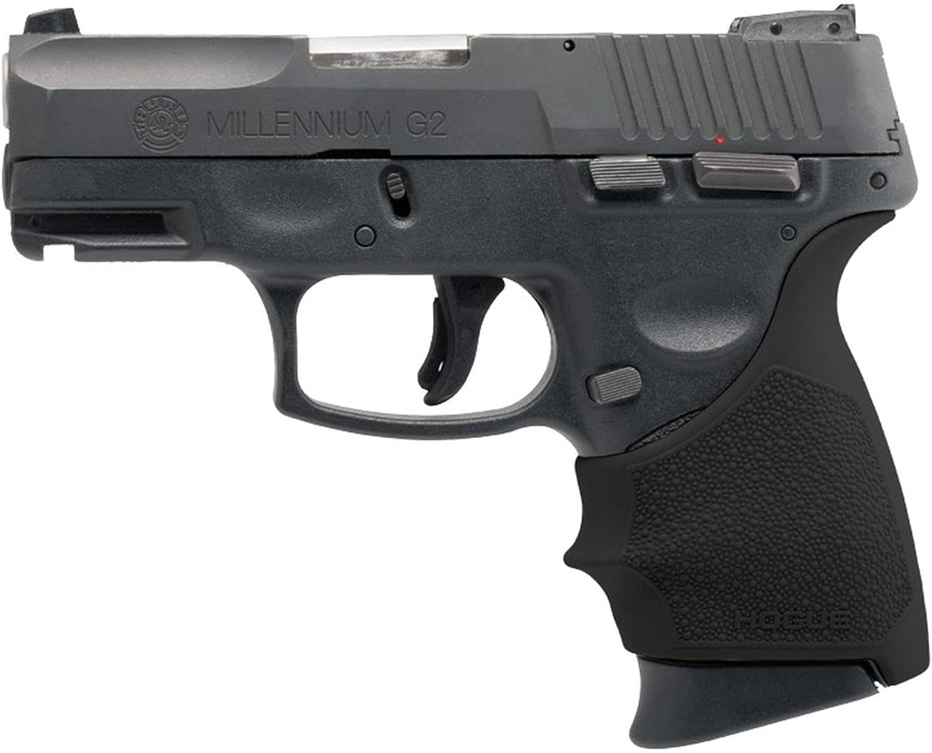 Hogue HandAll Beavertail Rubber Grip Sleeve for Taurus PT-111 Millennium G2, G2C, G3C, & G3XL Black One Size