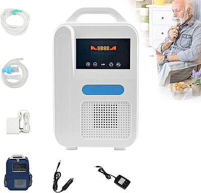 concentrador de oxigeno portátil 45 dB 1L/min concentrador de oxigeno portátil 45 dB 1L/min