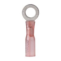 Ancor 310625 Marine Grade Electrical Nylon Insulated Adhesive Lined Heat Shrink Ring Terminals (22 to 18-Gauge