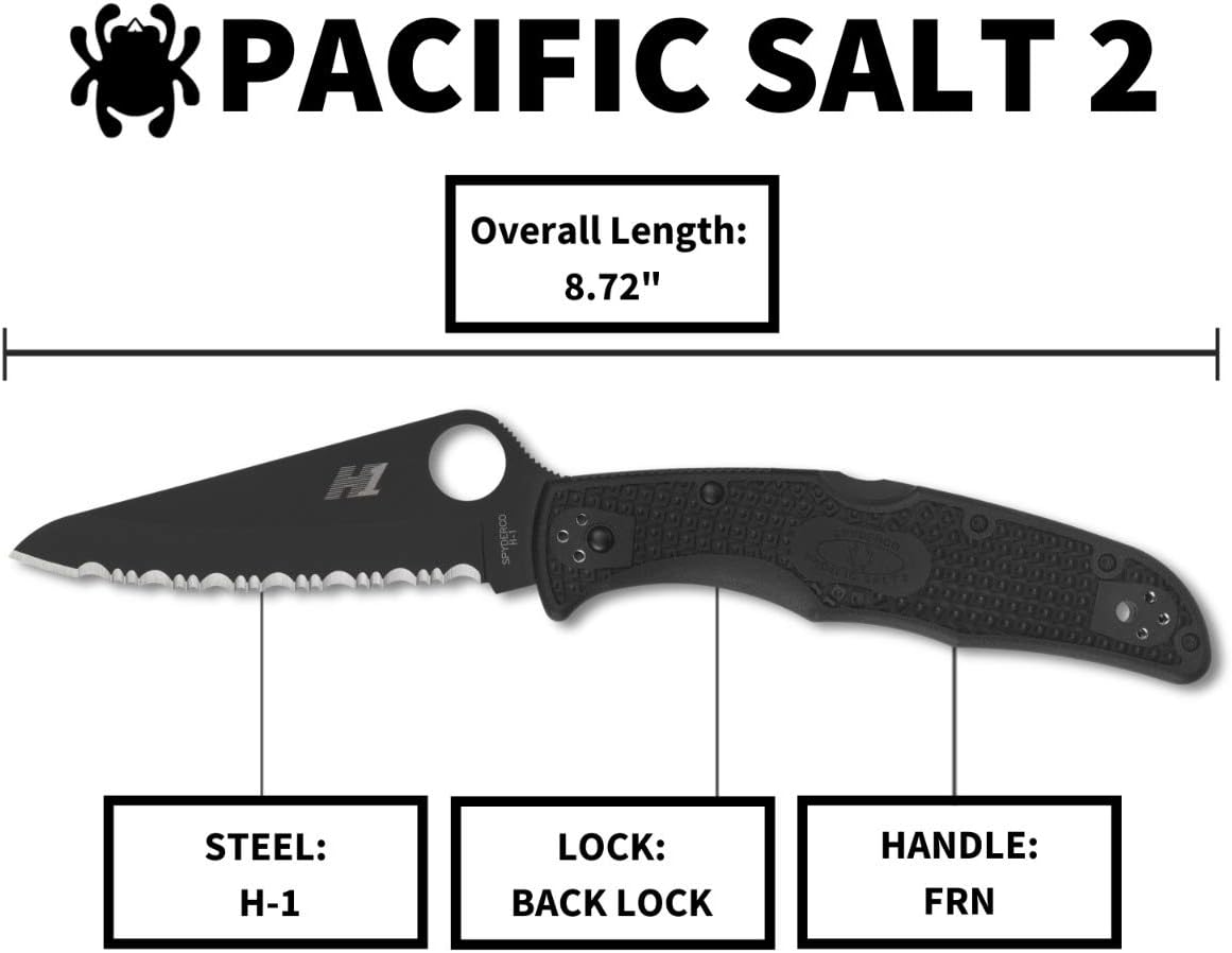 Spyderco Pacific Salt 2 Lightweight Folding Knife