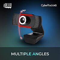 Adesso CyberTrack H3 Webcam, 2-3/16inH x 2-3/16inW x 2inD, AEOCYBERTRCKH3