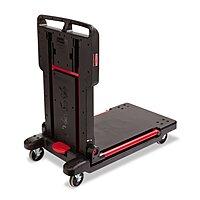 Rubbermaid Commercial Products Convertible Utility Cart/Platform Truck Combination, 400 lb. Capacity, Black