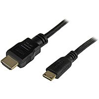StarTech.com High Speed Mini HDMI (Type-C) to HDMI (Type-A) Cable with Ethernet