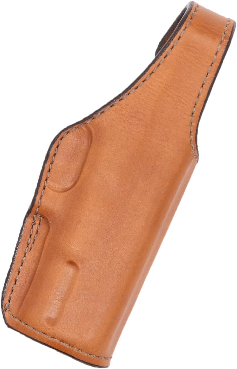 BIANCHI Model 19L Thumbsnap Suede-Lined Leather Belt Slide Holster