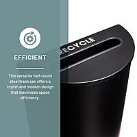 SAFCO Trash Can and Receptacle for Offices and Breakrooms